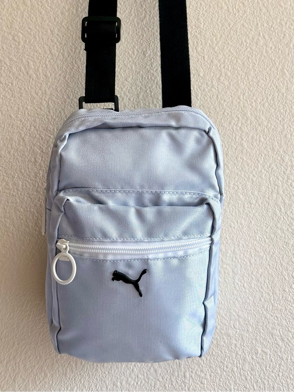 EUC Puma Sport Festival Messenger Bag / Small Crossbody Shoulder Bag - Ice Blue
